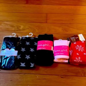 5 Brand New Tights
